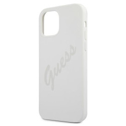 Guess GUHCP12SLSVSCR Script Vintage Hardcase for iPhone 12 mini 5,4" / cream