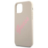 Guess GUHCP12SLSVSGP Silicone Vintage for iPhone 12 mini 5,4" / grey pink