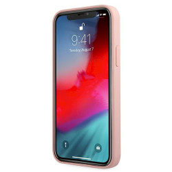 Guess GUHCP12SLSVSPG Silicone Vintage Hardcase for iPhone 12 mini 5,4" / green pink