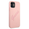 Guess GUHCP12SLSVSPI Script Vintage Hardcase for iPhone 12 mini 5,4" / pink