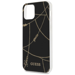 Guess GUHCP12SPCUCHBK Gold Chain Collection Hardcase for iPhone 12 mini 5,4" / black