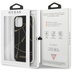 Guess GUHCP12SPCUCHBK Gold Chain Collection Hardcase for iPhone 12 mini 5,4" / black