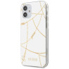 Guess GUHCP12SPCUCHWH Gold Chain Collection Hardcase for iPhone 12 mini 5,4" / white
