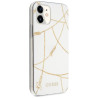 Guess GUHCP12SPCUCHWH Gold Chain Collection Hardcase for iPhone 12 mini 5,4" / white
