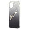 Guess GUHCP12SPCUGLSBK Glitter Gradient Script Hardcase for iPhone 12 mini 5,4" / black