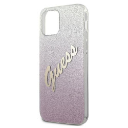 Guess GUHCP12SPCUGLSPI Glitter Gradient Script Hardcase for iPhone 12 mini 5,4" / pink
