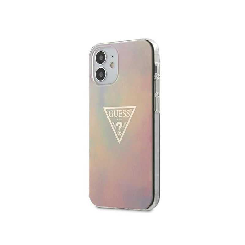 Guess GUHCP12SPCUMCGG01 Tie & Die Collection Hardcase for iPhone 12 mini 5,4" / pink