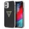 Guess GUHCP12SPCUMPTBK Metallic Collection Hardcase for iPhone 12 mini 5,4" / black