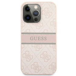 Guess GUHCP13L4GDPI hardcase 4G Stripe for iPhone 13 Pro / 13 6,1" / pink