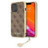 Guess GUHCP13LGF4GBR Hardcase 4G Charms Collection for iPhone 13 Pro / 13 6,1" / brown