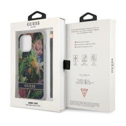 Guess GUHCP13LHFLSB Hardcase Flower Strap for iPhone 13 Pro / 13 6,1" / blue
