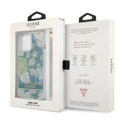 Guess GUHCP13LHFLSN Hardcase Flower Strap for iPhone 13 Pro/13 6,1" / green