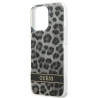Guess GUHCP13LHSLEOK Hardcase Leopard for iPhone 13 Pro / 13 6,1" / grey