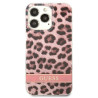 Guess GUHCP13LHSLEOP Hardcase Leopard for iPhone 13 Pro / 13 6,1" / pink