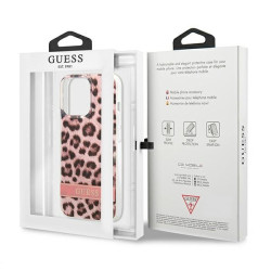 Guess GUHCP13LHSLEOP Hardcase Leopard for iPhone 13 Pro / 13 6,1" / pink