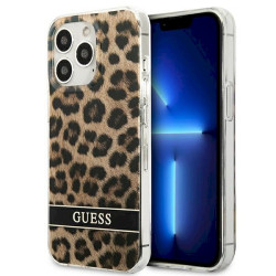 Guess GUHCP13LHSLEOW Hardcase Leopard for iPhone 13 Pro / 13 6,1" / brown