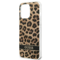 Guess GUHCP13LHSLEOW Hardcase Leopard for iPhone 13 Pro / 13 6,1" / brown