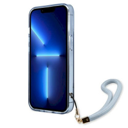 Guess GUHCP13LHTSGSB Hardcase Translucent Stap for iPhone 13 Pro / 13 6,1" / blue
