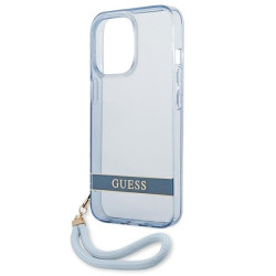 Guess GUHCP13LHTSGSB Hardcase Translucent Stap for iPhone 13 Pro / 13 6,1" / blue