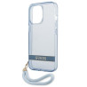 Guess GUHCP13LHTSGSB Hardcase Translucent Stap for iPhone 13 Pro / 13 6,1" / blue