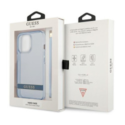 Guess GUHCP13LHTSGSB Hardcase Translucent Stap for iPhone 13 Pro / 13 6,1" / blue