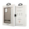 Guess GUHCP13LHTSGSK Hardcase Translucent Stap for iPhone 13 Pro / 13 6,1" / black