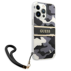 Guess GUHCP13LKCABBK Camo Strap Collection Hardcase for iPhone 13 Pro / 13 6,1" / black