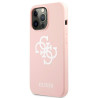 Guess GUHCP13LLS4GWPI Silicone 4G Logo Hard Case for iPhone 13 Pro / 13 6,1" / pink