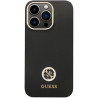 Guess GUHCP13LM4DGPK Silicone Logo Strass 4G Hardcase for iPhone 13 Pro / 13 6.1" / black