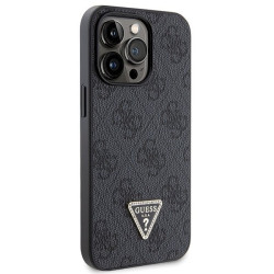 Guess GUHCP13LP4TDSCPK Crossbody 4G Metal Logo Hardcase for iPhone 13 Pro / 13 6.1" / black