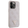 Guess GUHCP13LP4TDSCPP Crossbody 4G Metal Logo Hardcase for iPhone 13 Pro / 13 6.1" / pink