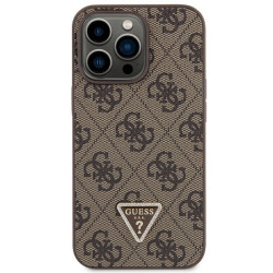 Guess GUHCP13LP4TDSCPW Hardcase Crossbody 4G Metal Logo for iPhone 13 Pro / 13 6.1" / brown