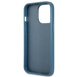 Guess GUHCP13LP4TPB Hardcase 4G Triangle Logo Cardslot for iPhone 13 Pro / 13 6,1" / blue