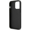 Guess GUHCP13LP4TPK Hardcase 4G Triangle Logo Cardslot for iPhone 13 Pro / 13 6,1" / black