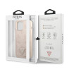 Guess GUHCP13LP4TPP hardcase 4G Triangle Logo Cardslot for iPhone 13 Pro / 13 6,1" / pink