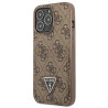 Guess GUHCP13LP4TPW Hardcase 4G Triangle Logo Cardslot for iPhone 13 Pro / 13 6,1" / brown