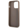 Guess GUHCP13LP4TPW Hardcase 4G Triangle Logo Cardslot for iPhone 13 Pro / 13 6,1" / brown
