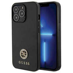 Guess GUHCP13LPS4DGPK Hardcase Strass Metal Logo for iPhone 13 Pro 6.1" / black