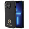Guess GUHCP13LPS4DGPK Hardcase Strass Metal Logo for iPhone 13 Pro 6.1" / black