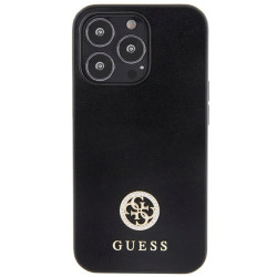 Guess GUHCP13LPS4DGPK Hardcase Strass Metal Logo for iPhone 13 Pro 6.1" / black