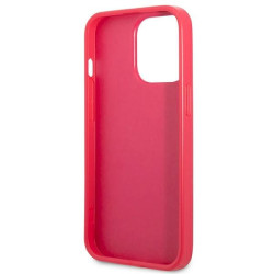 Guess GUHCP13LPS4MF Hardcase Saffiano 4G Small Metal Logo for iPhone 13 Pro / 13 6,1" / pink