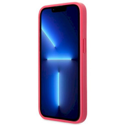 Guess GUHCP13LPS4MF Hardcase Saffiano 4G Small Metal Logo for iPhone 13 Pro / 13 6,1" / pink