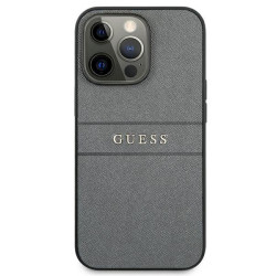 Guess GUHCP13LPSASBGR Saffiano Strap for iPhone 13 Pro / 13 6,1" / grey