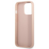 Guess GUHCP13LPSATPP Hardcase Saffiano Triangle Logo Cardslot for iPhone 13 Pro / 13 6,1" / pink