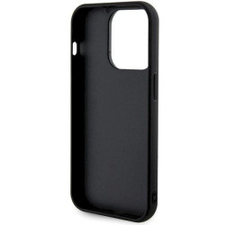 Guess GUHCP13LPSFDGSK Sequin Script Metal Hardcase for iPhone 13 Pro / 13 6.1" / black