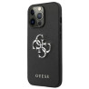 Guess GUHCP13LSA4GSBK Saffiano 4G Metal Logo Hardcase for iPhone 13 Pro/13 6,1" / black