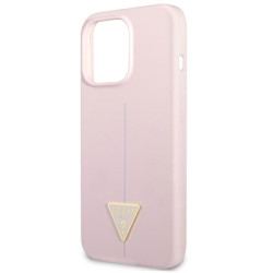 Guess GUHCP13LSLTGU Silicone Triangle Hardcase for iPhone 13 Pro / 13 6,1" / purple