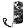 Guess GUHCP13MKCABBK Camo Strap Collection Hardcase for iPhone 13 / 14 / 15 6,1" / black