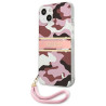 Guess GUHCP13MKCABPI Camo Strap Collection Hardcase for iPhone 13 / 14 / 15 6,1" / pink