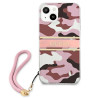 Guess GUHCP13MKCABPI Camo Strap Collection Hardcase for iPhone 13 / 14 / 15 6,1" / pink